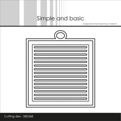 Simple and Basic Die "All lined up - Square" 