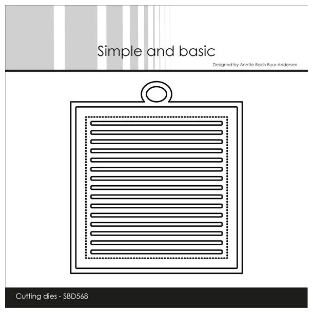Simple and Basic Die "All lined up - Square" 