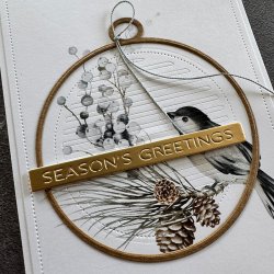 Simple and Basic Die "All-in-one Plate - Merry Christmas"  