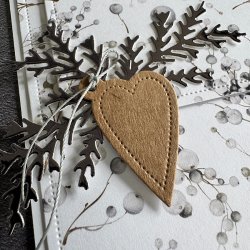 Simple and Basic Die "Oblong Hearts with Tag" 