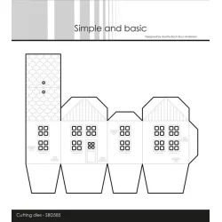 Simple and Basic Die "3D House"  
