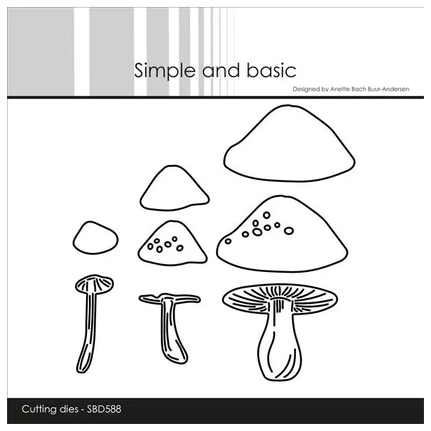 Simple and Basic Die "Mushrooms"  