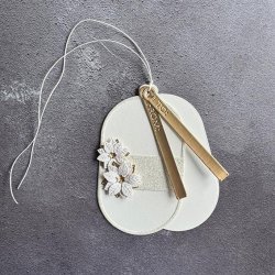 Simple and Basic Die "Decorative Oval Tag"  