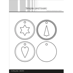 Simple and Basic Die "Round Tags"  