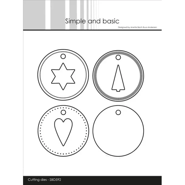 Simple and Basic Die "Round Tags"  