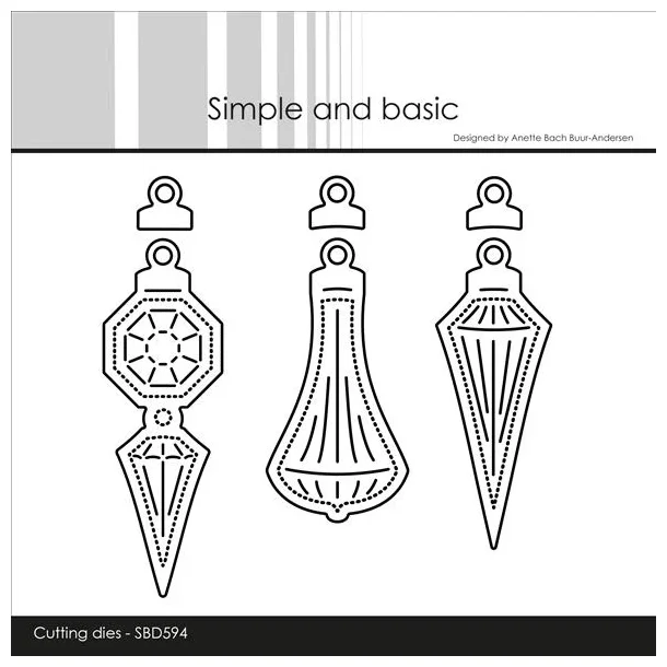 Simple and Basic Die "Christmas Ornaments" 