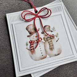 Simple and Basic Die "Square Gift Tag" 