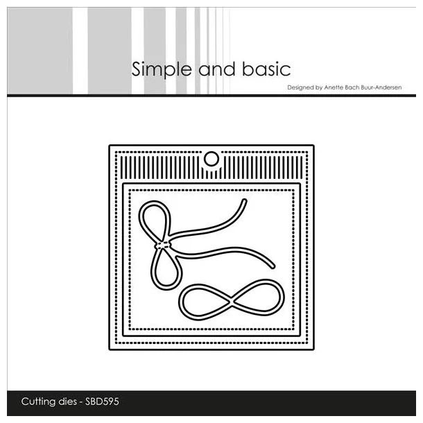 Simple and Basic Die "Square Gift Tag" 