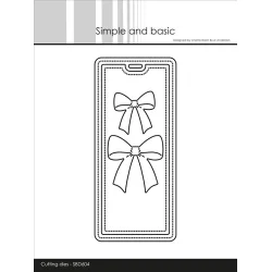 Simple and Basic Die "Beautiful Bows on a Tag" 