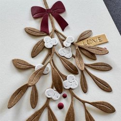Simple and Basic Die "Beautiful Mistletoe" 