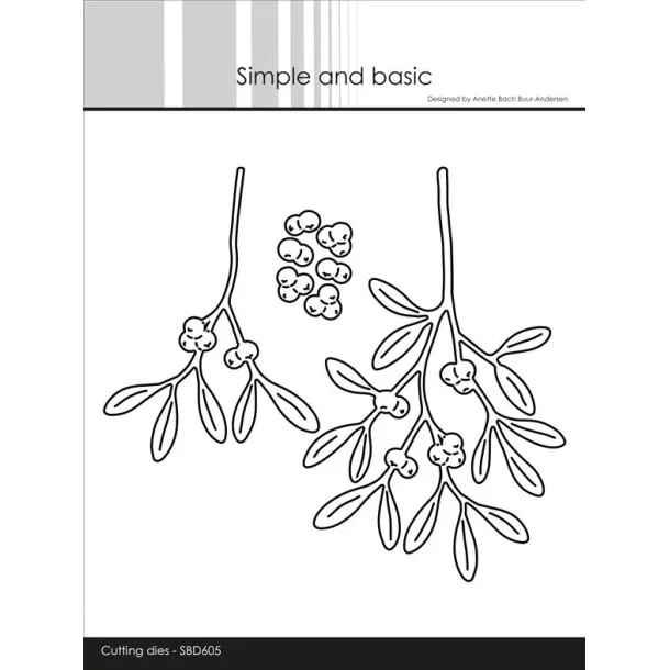 Simple and Basic Die "Beautiful Mistletoe" 