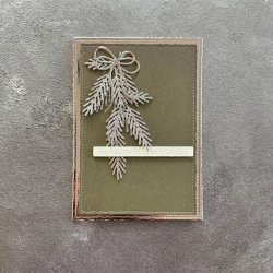 Simple and Basic Die "Pine Branches" 