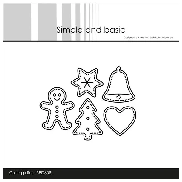 Simple and Basic Die "Christmas Cookies" 