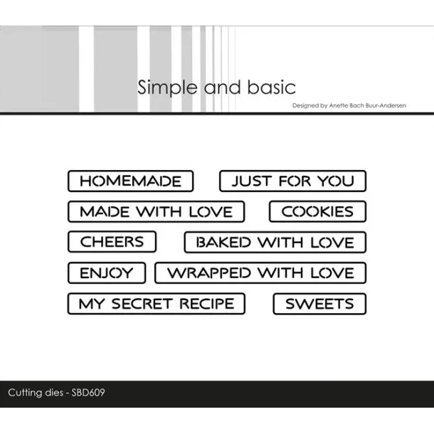 Simple and Basic Die "All-in-one Plate - Homemade"  