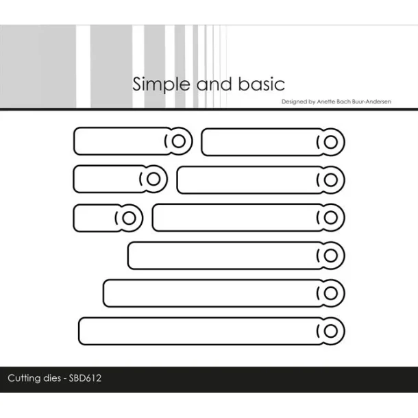 Simple and Basic Die "Tags for All-in-one Plates" 