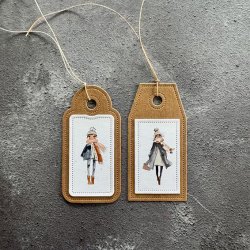 Simple and Basic Die "Gift Tag" 