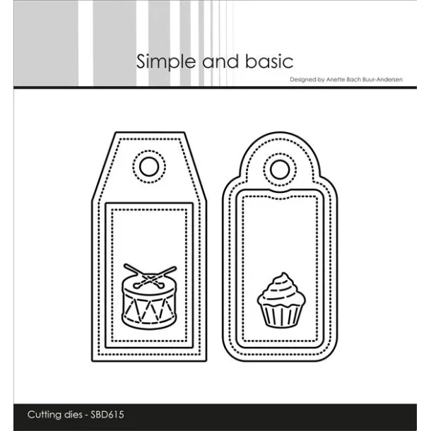 Simple and Basic Die "Gift Tag" 