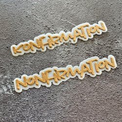Simple and Basic Die "Konfirmation/Nonfirmation" 