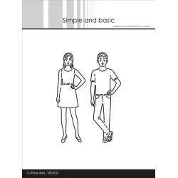 Simple and Basic Die "Boy and Girl"  