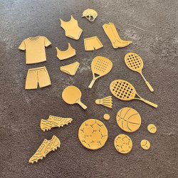 Simple and Basic Die "Sports" 
