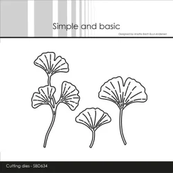 Simple and Basic Die "Ginkgo Leaves" 
