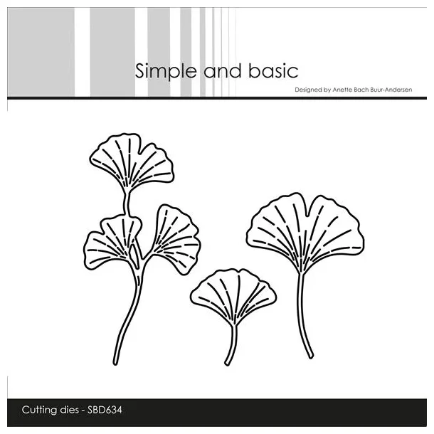 Simple and Basic Die "Ginkgo Leaves" 