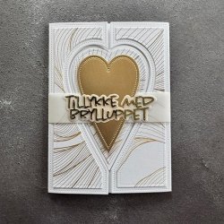 Simple and Basic Die "A6 Heartshaped Gatefold"
