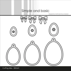 Simple and Basic Die "Easter Eggs" 
