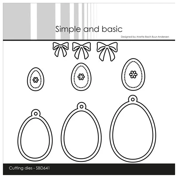 Simple and Basic Die "Easter Eggs" 