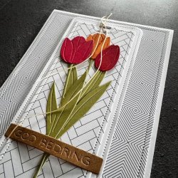 Simple and Basic Die "Tulips" 