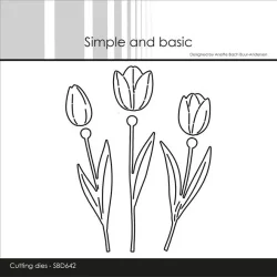 Simple and Basic Die "Tulips" 