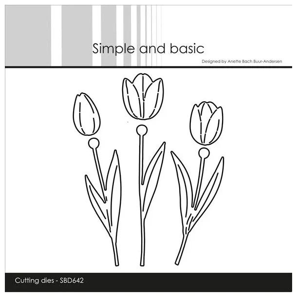 Simple and Basic Die "Tulips" 