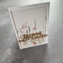 Simple and Basic Die "A7 Place Card" 