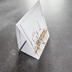 Simple and Basic Die "A7 Place Card" 