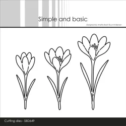 Simple and Basic Die "Beautiful Crocuses" 