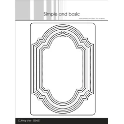 Simple and Basic Die "Decorative Frames and Tag with Add-On" 