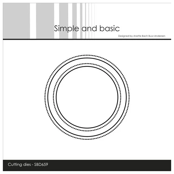 Simple and Basic Die "Round Windows with Pierced Edge" 