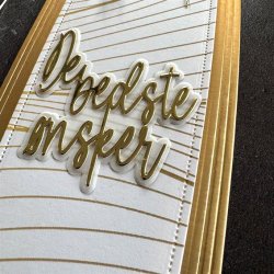 Simple and Basic Die "F�dselsdag og De bedste �nsker" 