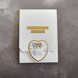 Simple and Basic Die "A6 - Heart Card front" 