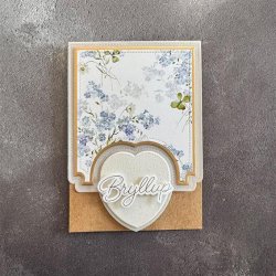Simple and Basic Die "A6 - Heart Card front" 