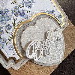 Simple and Basic Die "A6 - Heart Card front" 