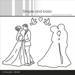 Simple and Basic Die "Wedding Couple" 