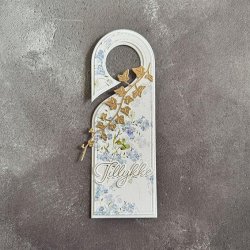 Simple and Basic Die "Bottletag/Doorhanger" 