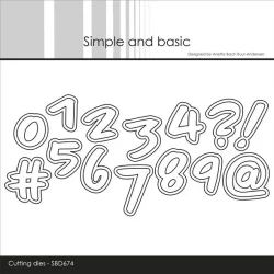 Simple and Basic Die "Numbers - Large" 