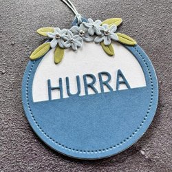 Simple and Basic Die "Sentiments in a Tag" 