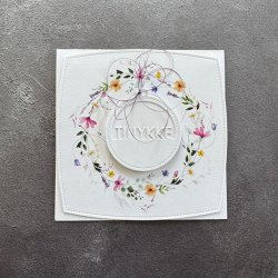 Simple and Basic Die "Sentiments in a Tag" 