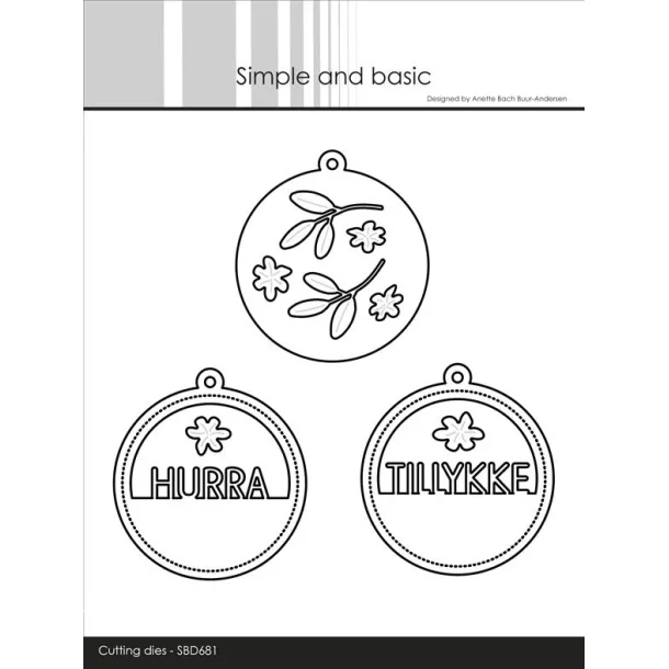 Simple and Basic Die "Sentiments in a Tag" 