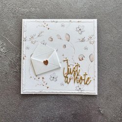 Simple and Basic Die "10 x 10 cm Square - Old Paper Edges" 
