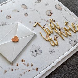 Simple and Basic Die "10 x 10 cm Square - Old Paper Edges" 