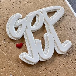Simple and Basic Die "God Jul" 